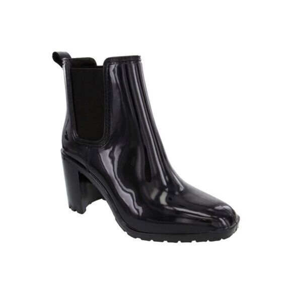 LONDON FOG Womens Prite High Heeled Rain Boot Size 9 # Box G492 - Picture 1 of 8